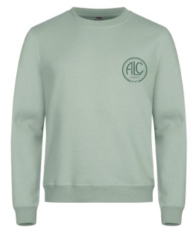 ADULTE - Broderie Coeur "Ton sur Ton" - CLIQUE Miami Roundneck (Coton)