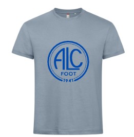 ADULTE/ENFANT - Flocage Classique Central Bleu - CLIQUE T-Shirt Basic-T (Coton)