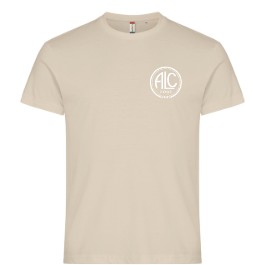ADULTE/ENFANT - Flocage Classique Coeur Blanc - CLIQUE T-Shirt Basic-T (Coton)