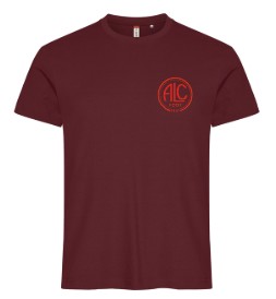 ADULTE/ENFANT - Flocage Classique Coeur Rouge - CLIQUE T-Shirt Basic-T (Coton)