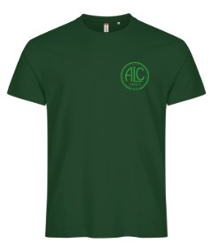 ADULTE/ENFANT - Flocage Classique Coeur Vert - CLIQUE T-Shirt Basic-T (Coton)