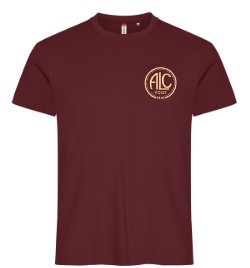 ADULTE/ENFANT - Flocage Classique Coeur Beige - CLIQUE T-Shirt Basic-T (Coton)
