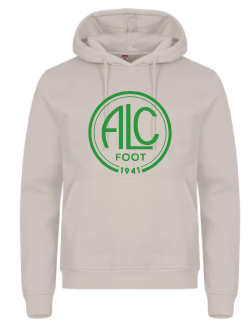 ADULTE - Flocage Aspect Velours Vert - CLIQUE Miami Hoody Capuche (Coton)