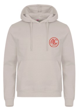 ADULTE - Borderie Coeur Rouge - CLIQUE Miami Hoody Capuche (Coton)