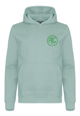 ENFANT - Borderie Coeur Vert - CLIQUE Miami Hoody Junior Capuche (Coton)