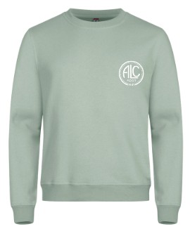 ADULTE - Broderie Coeur Blanc - CLIQUE Miami Roundneck (Coton)