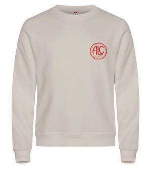 ADULTE - Broderie Coeur Rouge - CLIQUE Miami Roundneck (Coton)